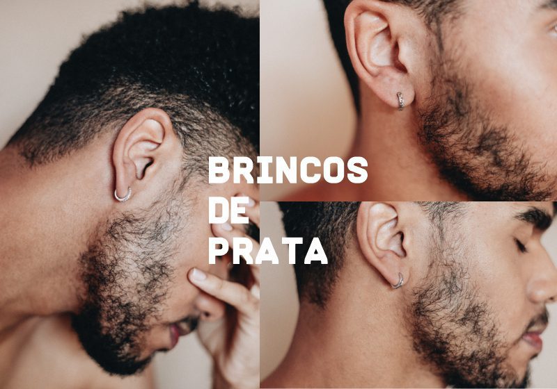 Brincos Masculinos de Prata