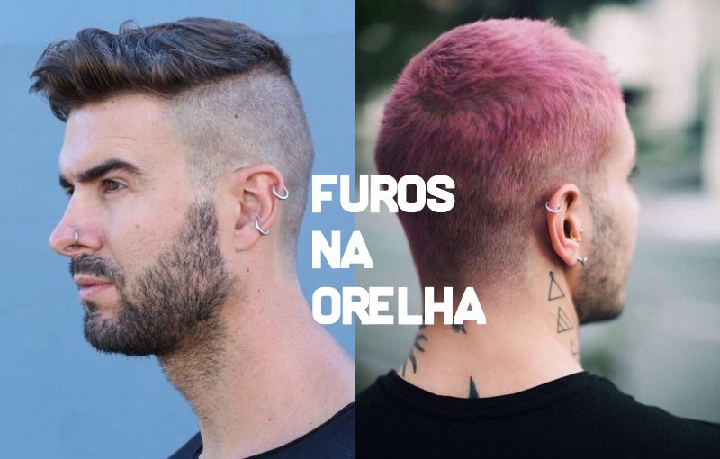 tipos de furo na orelha